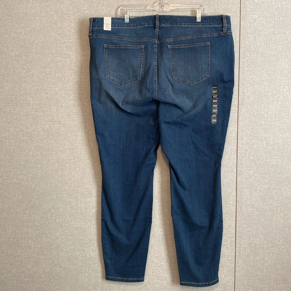 NWT Torrid Dark Blue New Skinny High Rise Jeans - Picture 5 of 8